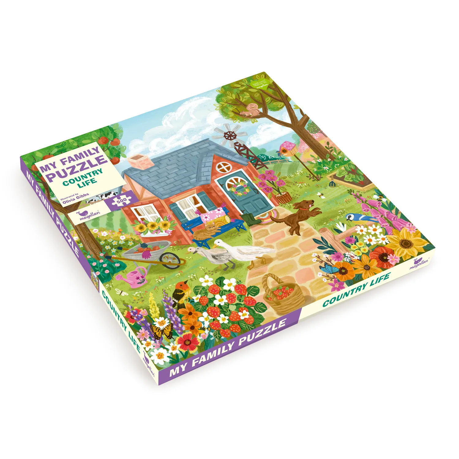 Country Life My Family Puzzle - 500 Brikker
