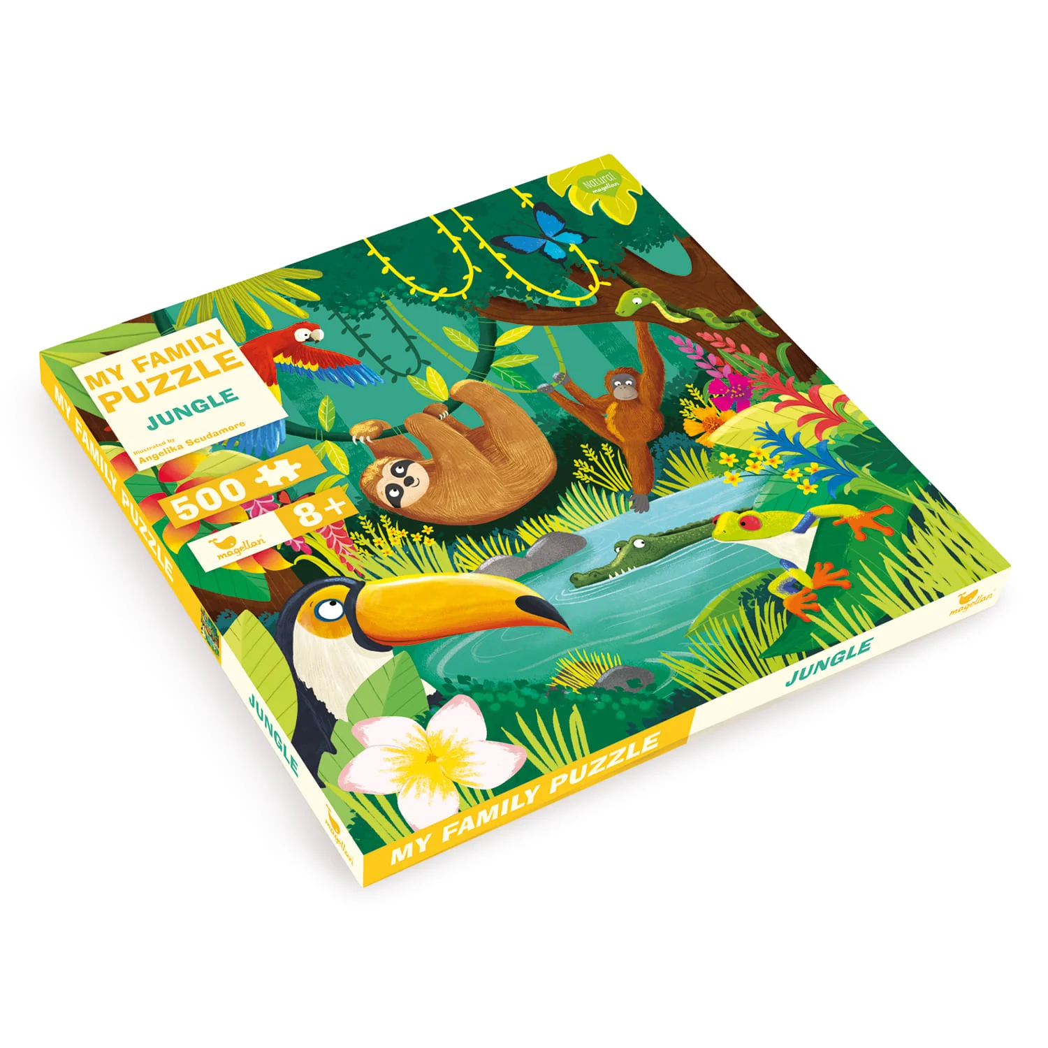 Jungle My Family Puzzle - 500 brikker