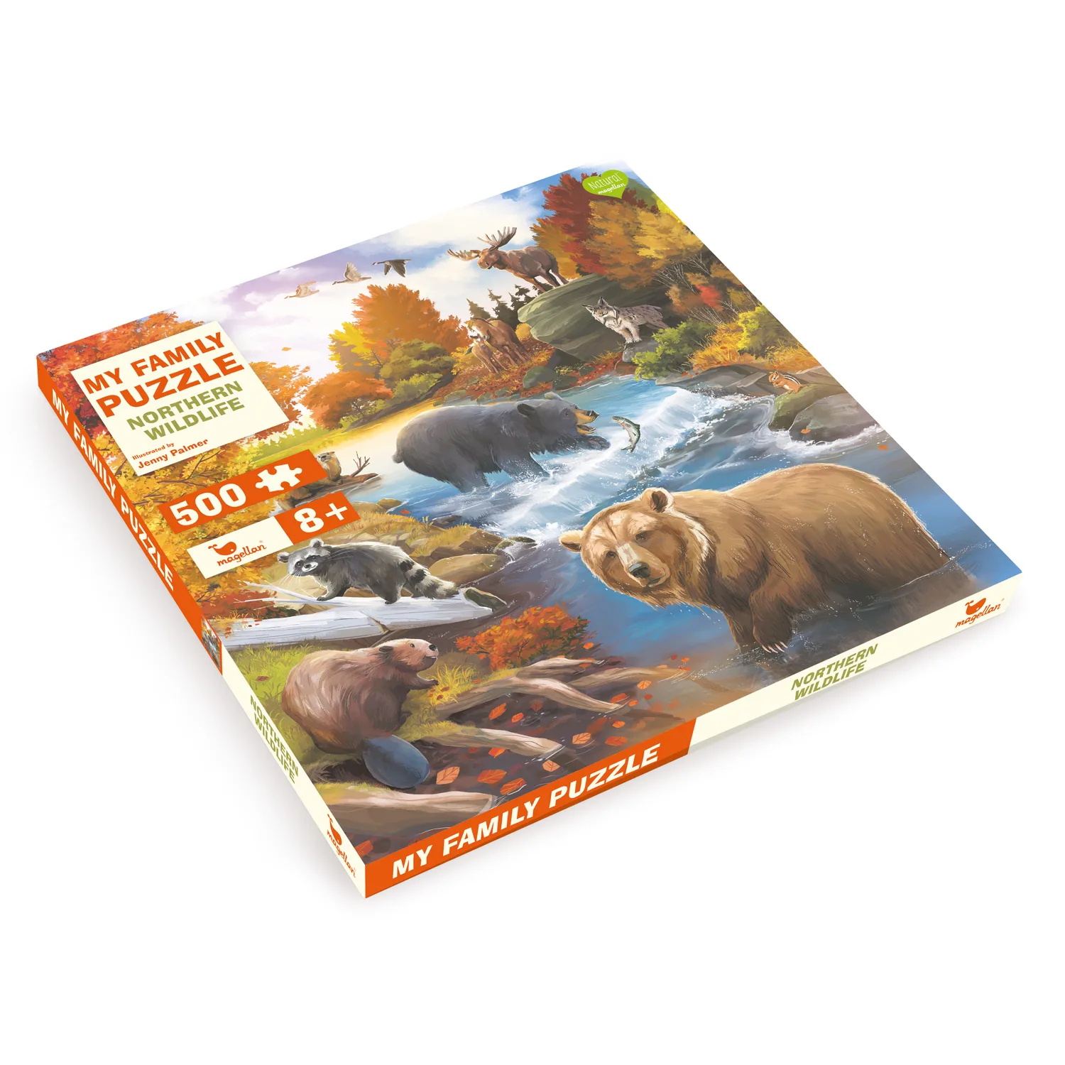 Northern Wildlife My Family Puzzle - 500 Brikker