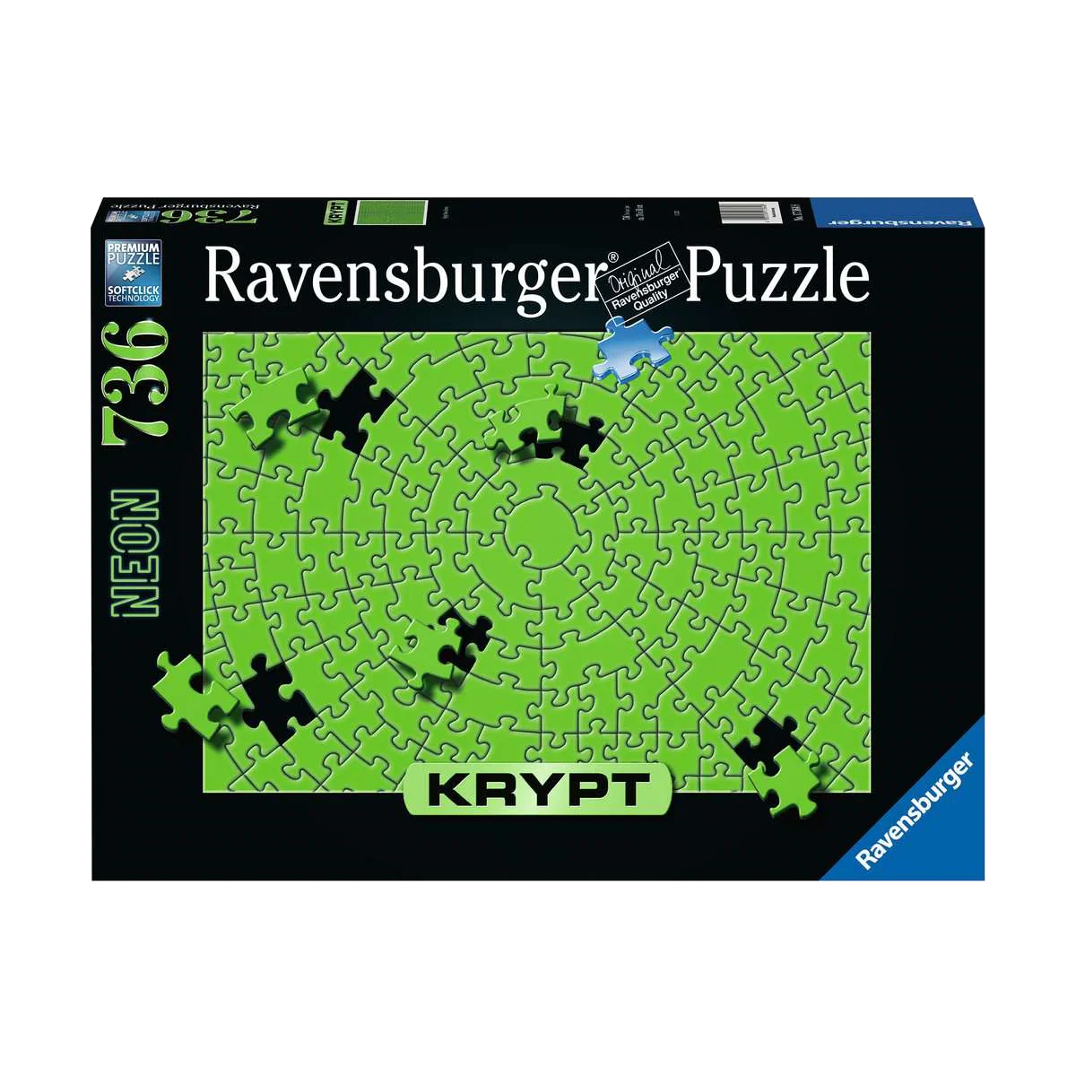 Krypt Neon Green - 654 brikker