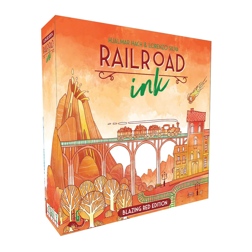 Railroad Ink: Blazing Red (Engelsk)