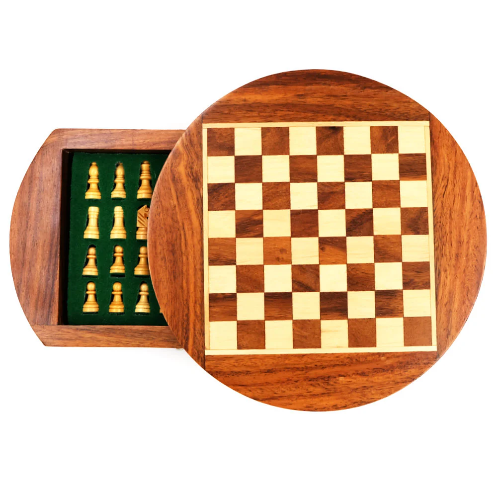 Rundt skaksæt (18 cm) - Image 2