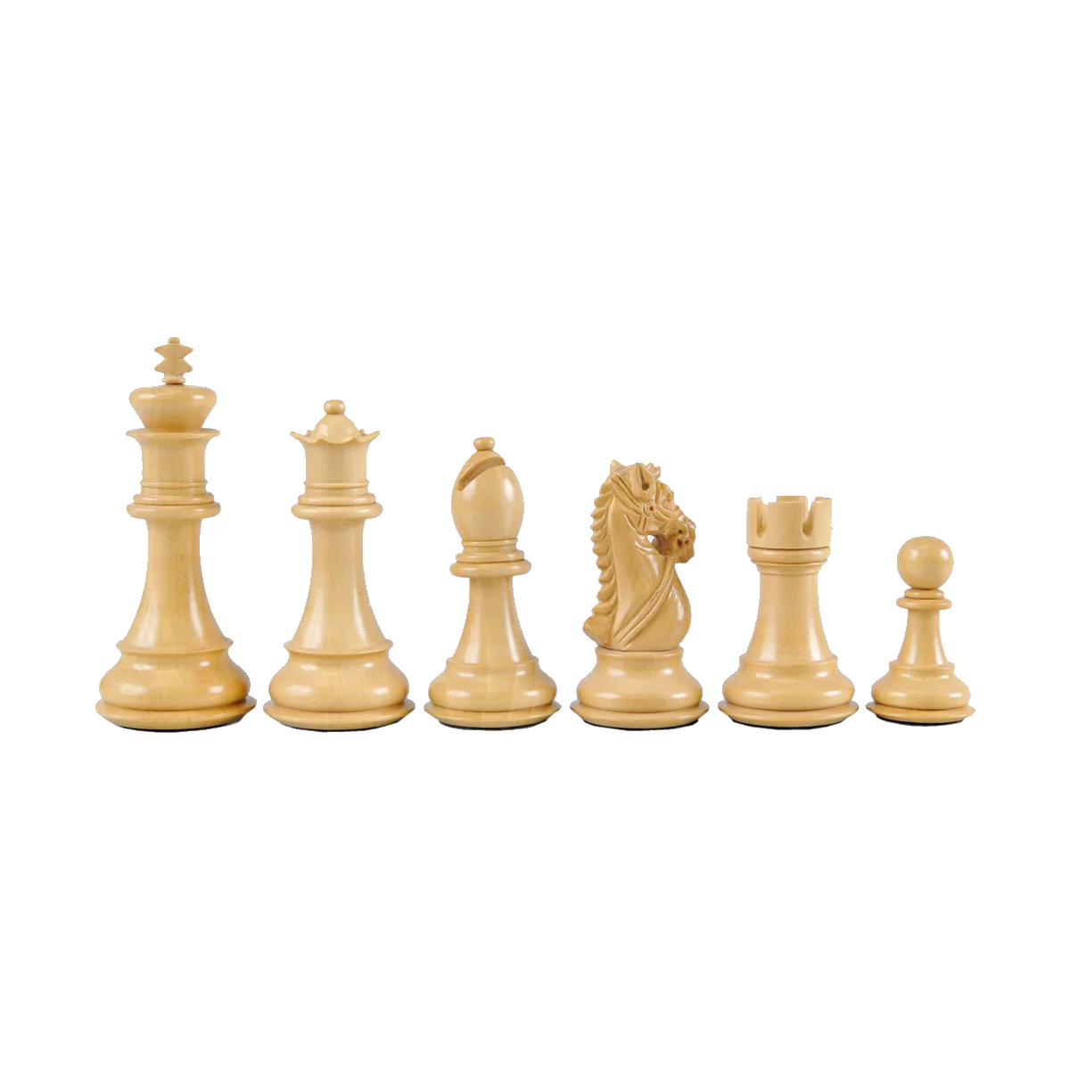 King's Bridal skakbrikker - 114 mm sort/lys