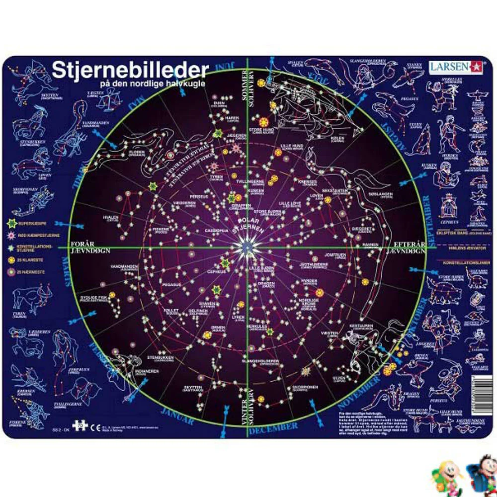 Stjernebilleder - 75 brikker