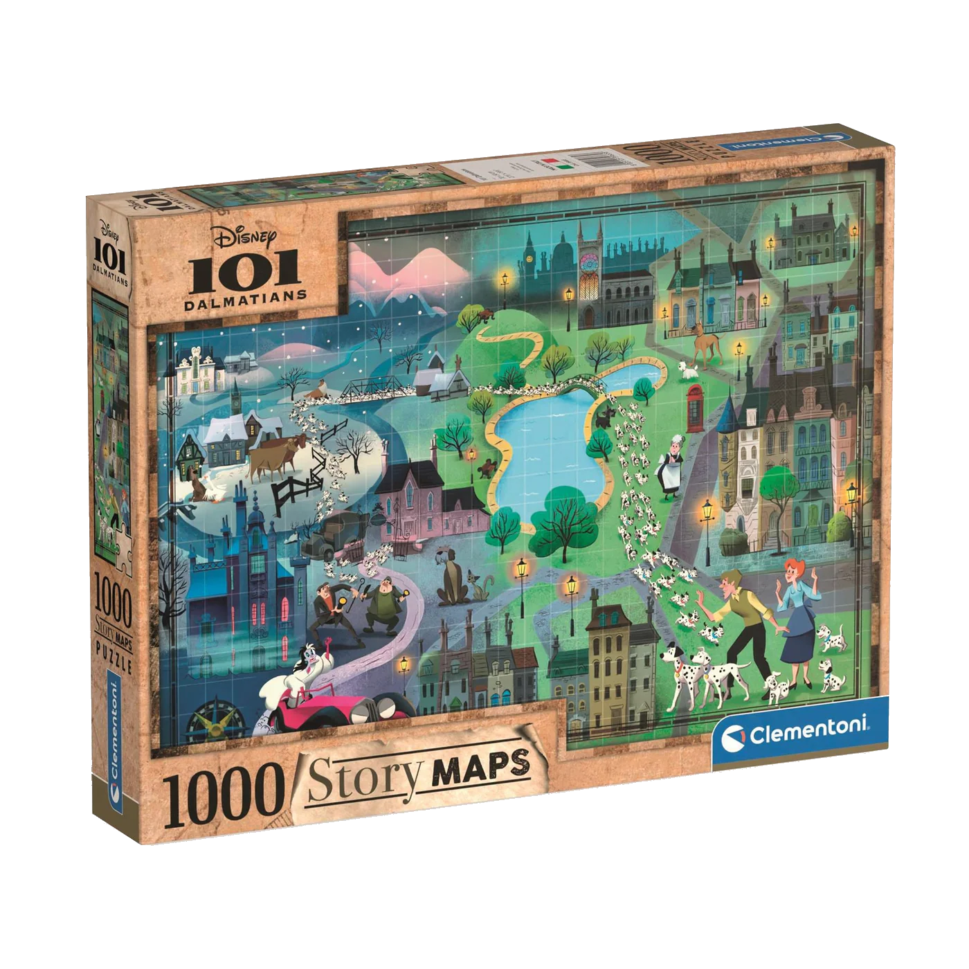Story Maps: 101 Dalmatians - 1000 brikker