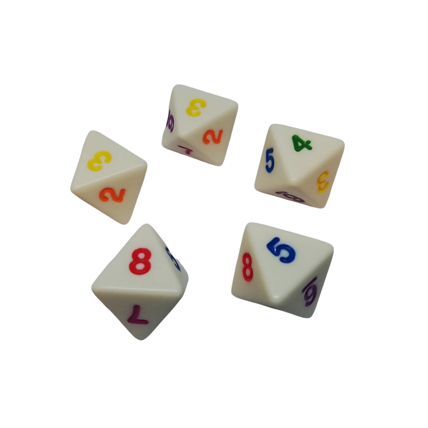 8-sidet Terning Rainbow