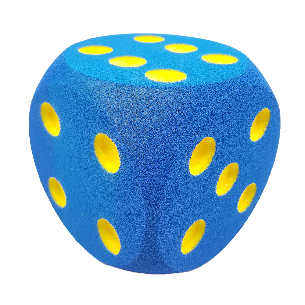 Skumterning med gule prikker (16 cm) - Image 5