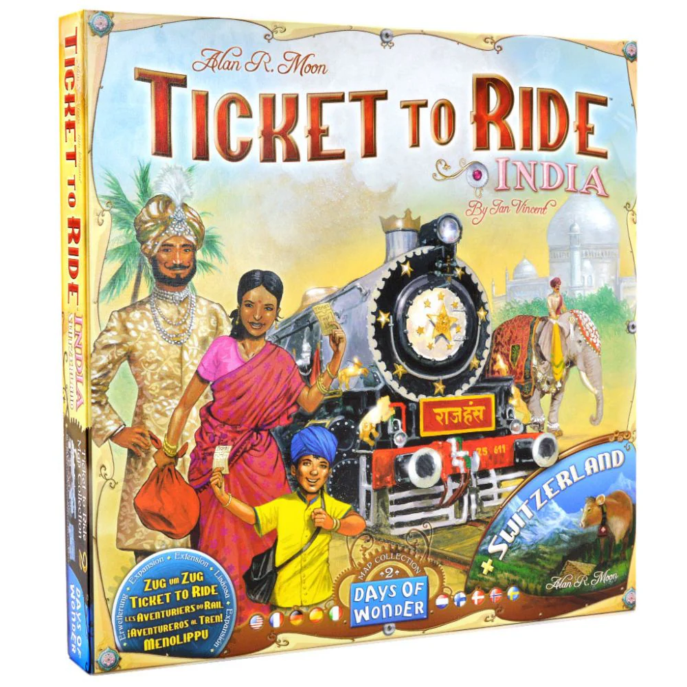 Ticket to Ride: India & Switzerland