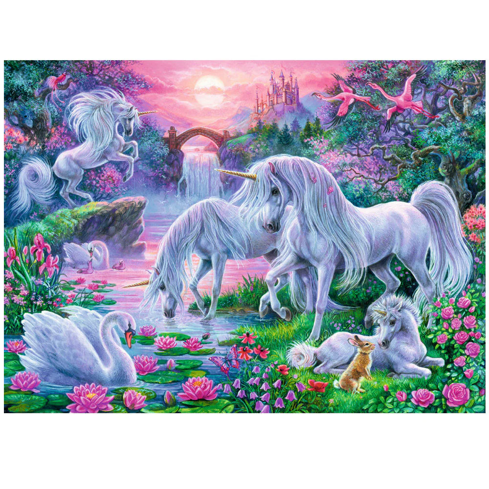 Unicorns at the Sunset - 150 brikker - Image 2