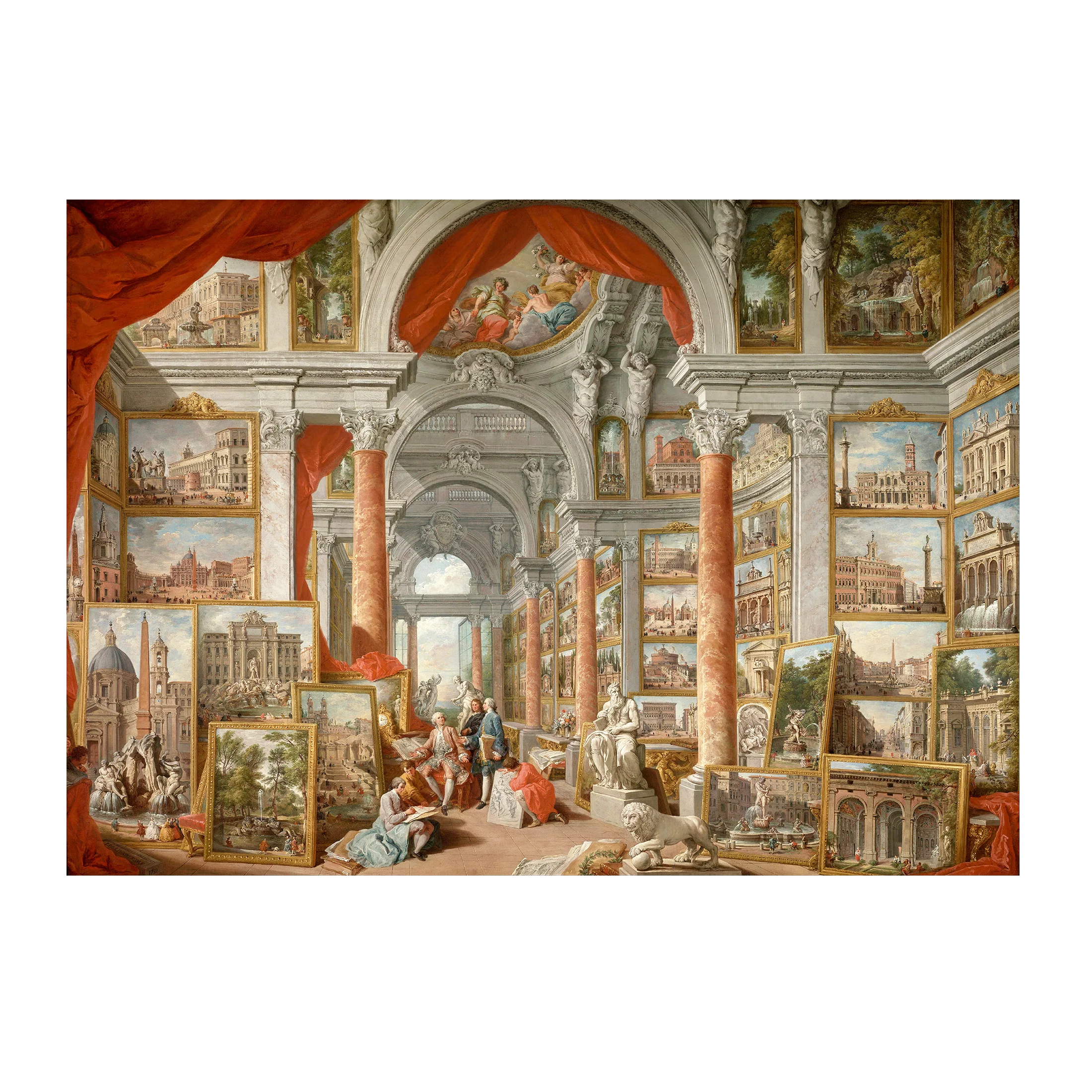 View of Modern Rome - 1000 brikker - Image 2