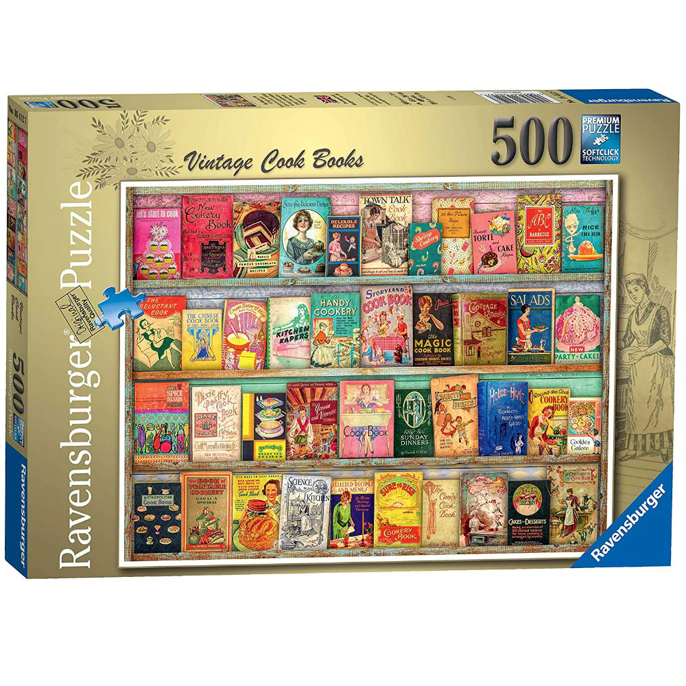 Vintage Cook Books - 500 brikker