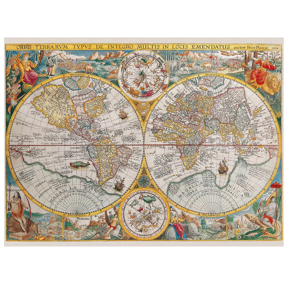World Map 1594 - 1500 brikker - Image 2